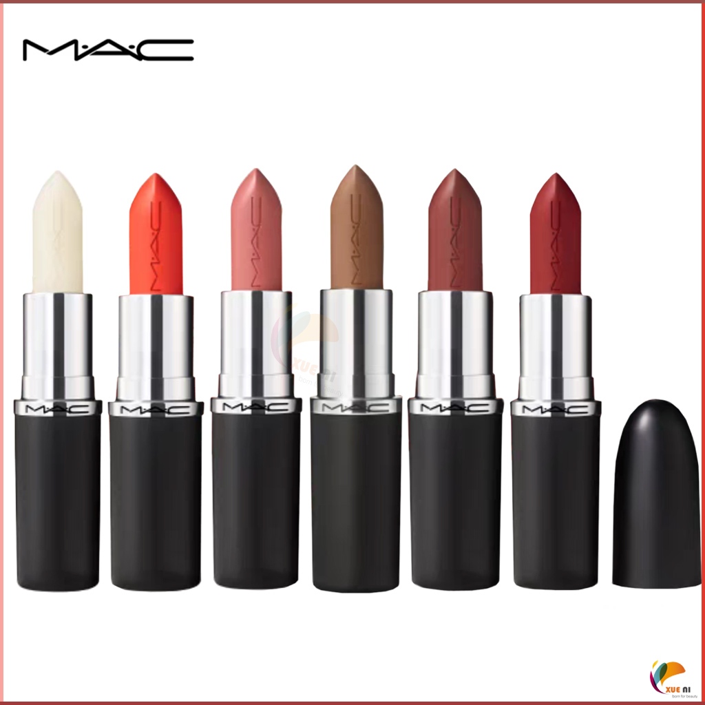 New Satin light MAC Power Kiss Lipstick NEW MAC Matte Lipstick Rouge A Levres MAC Lipstick