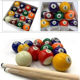 16Pcs ลูกสนุกเกอร์ /Pool Table Practice Ball Billiards Snooker Training Balls 5.25cm