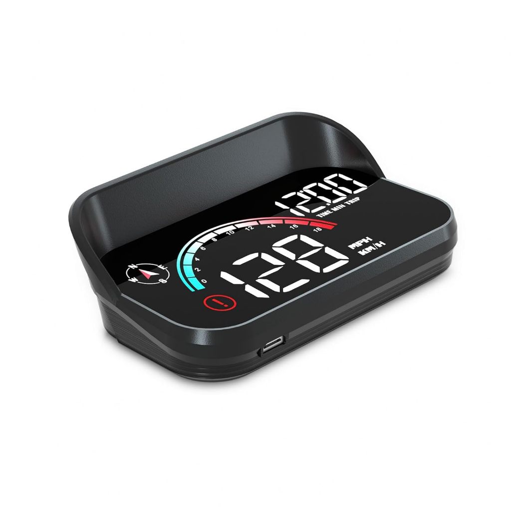 ANCEL M22 รถ HUD On-board คอมพิวเตอร์ดิจิตอล Head-Up Display GPS Speedometer กระจกโปรเจคเตอร์ RPM Alarm Speed Warning
