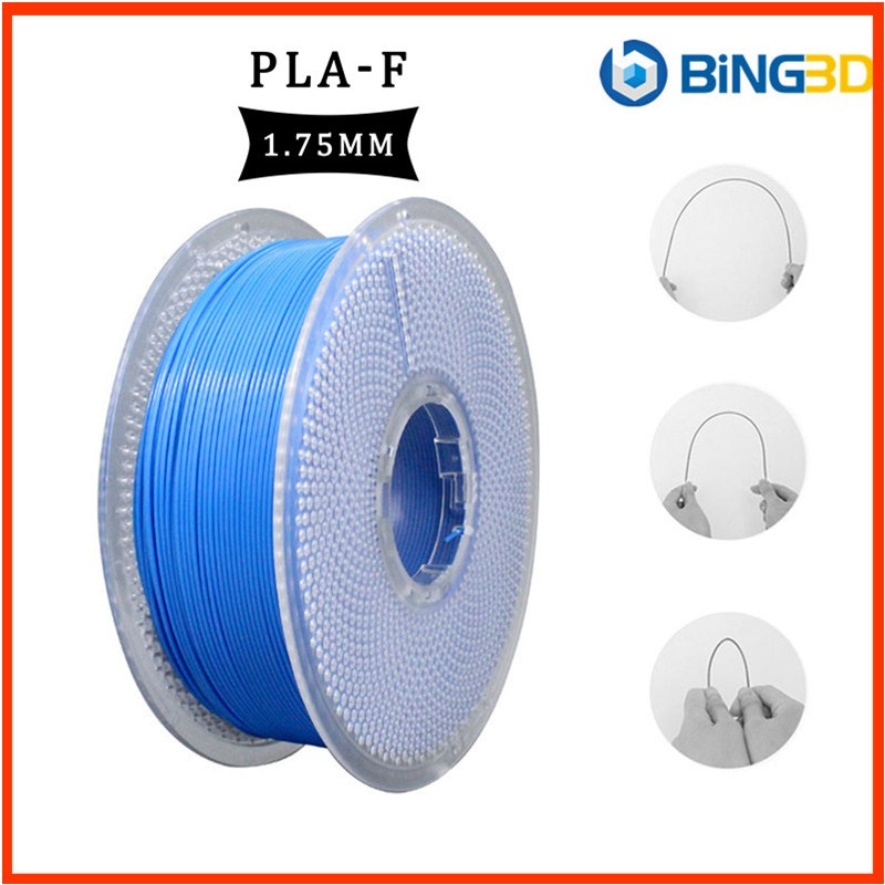 PLA F 3D Filament for 3D Printer 1.75mm 1KG（blue）