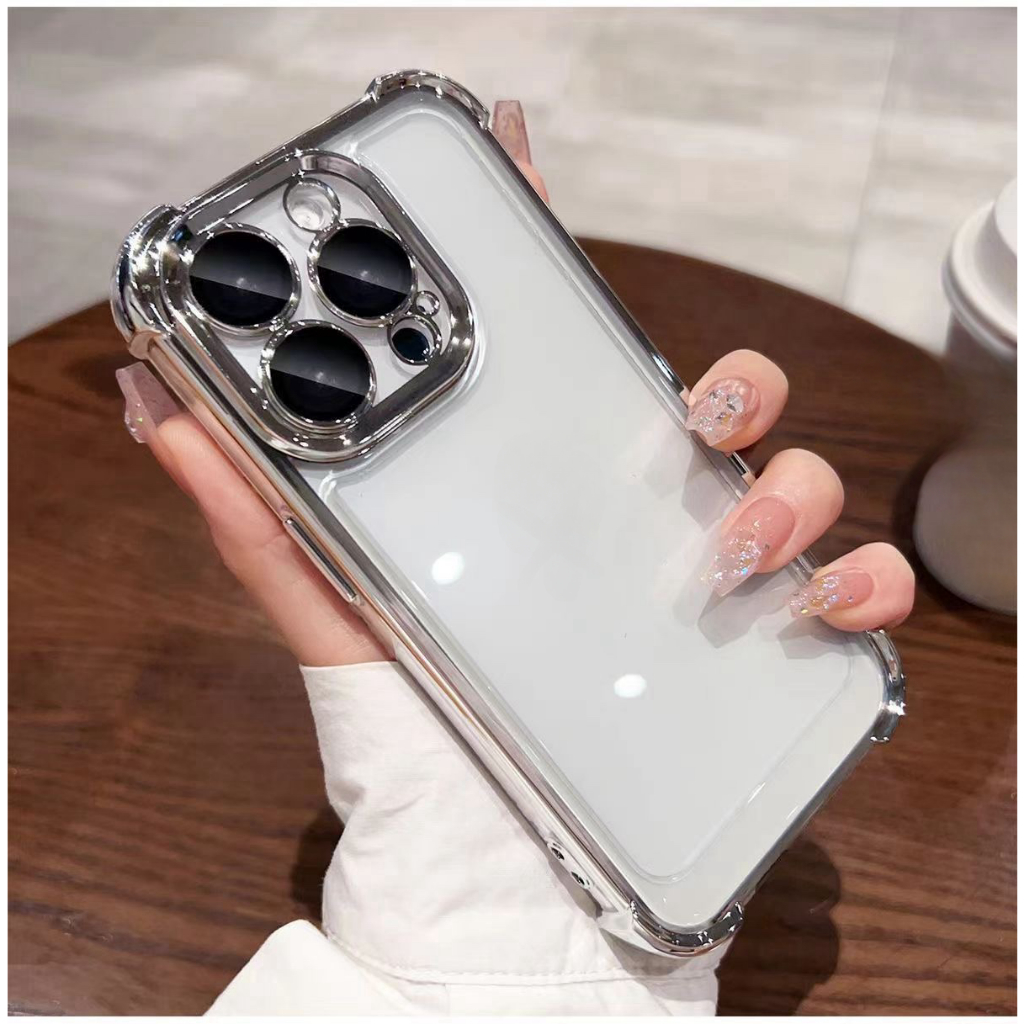 เคส For iPhone 12 Pro max X XS XR XS Max 11 12 Pro กรณีโทรศัพท์วัสดุสี่มุม