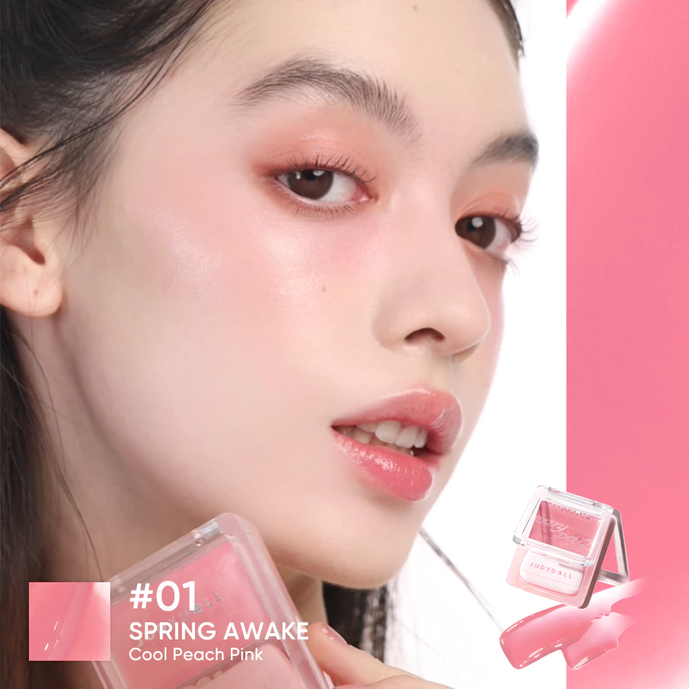 Judydoll Water Gloss Blush Cream เนื้อน้ำกลอส สปริง ชุ่มชื้น thumbnail 4