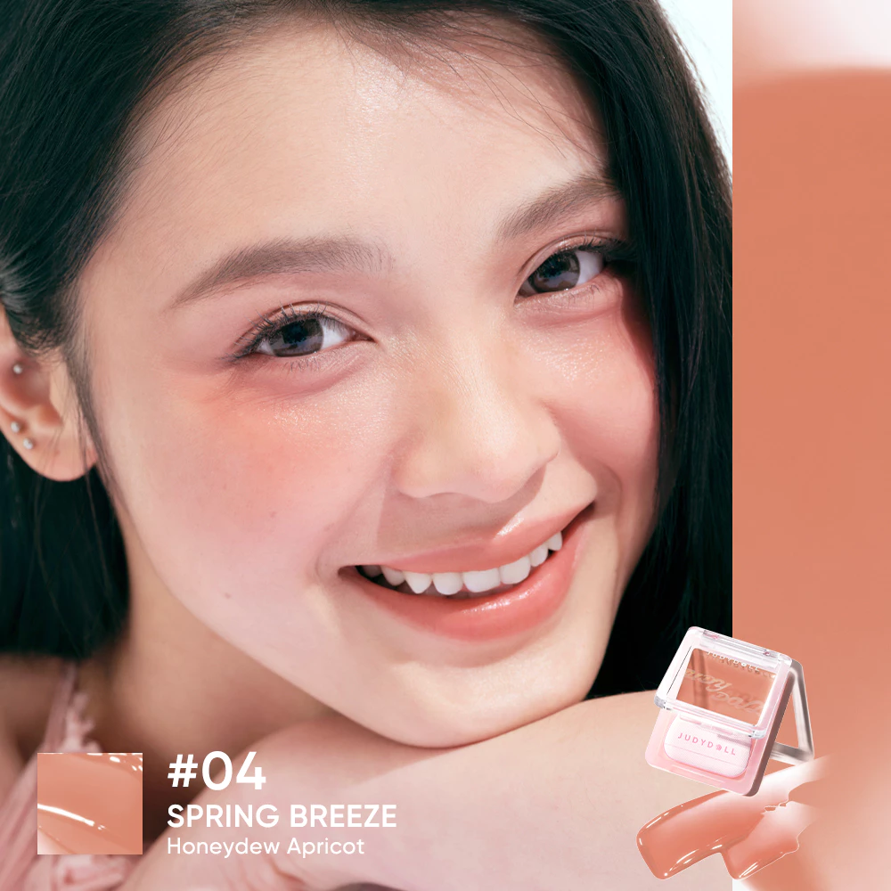 Judydoll Water Gloss Blush Cream เนื้อน้ำกลอส สปริง ชุ่มชื้น thumbnail 7