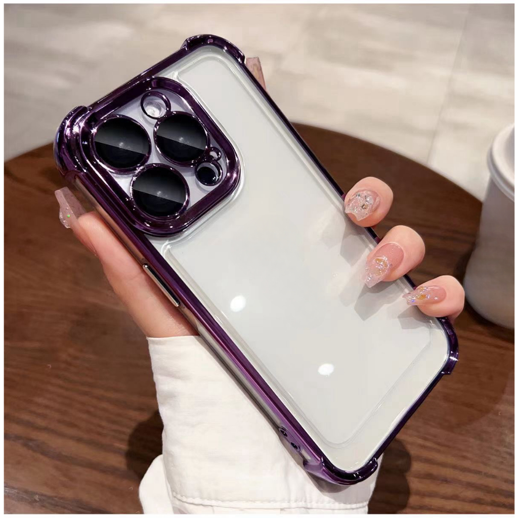 เคส VIVO V21 5G V23 5G V23 Pro 5G V25 Pro V27 5G V27 Pro V27E 5G T2 4G กรณีโทรศัพท์วัสดุสี่มุม