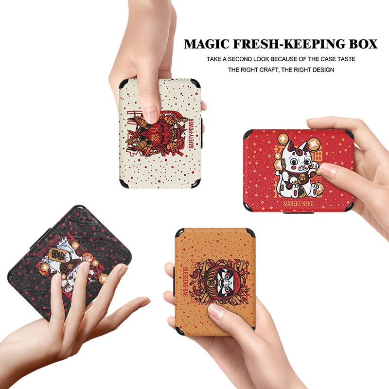 สําหรับกล่องเก็บ Iqo Iluma สามารถถือ 20 ชิ้นปิดผนึกป้องกันความชื้น Iluma Prime เคสป้องกัน 4.0 อุปกรณ