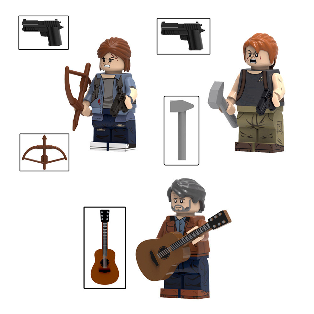 The Last of Us Building Blocks Figures Joel Toy Ellie Minifigures