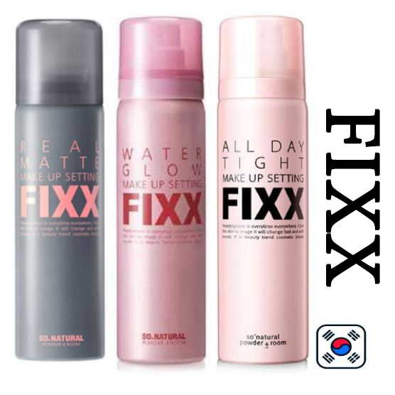 So NATURAL FIXX Makeup Setting Spray (All Day Tight/Water Glow/Real Matte)75ml