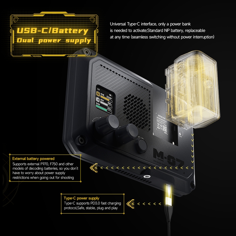 Photoolex Matrix-07RGB 36W ไฟถ่ายภาพสีเต็มรูปแบบกลางแจ้งแบบชาร์จไฟได้พร้อมแหล่งจ่ายไฟคู่
