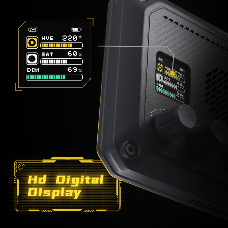 Photoolex Matrix-07RGB 36W ไฟถ่ายภาพสีเต็มรูปแบบกลางแจ้งแบบชาร์จไฟได้พร้อมแหล่งจ่ายไฟคู่