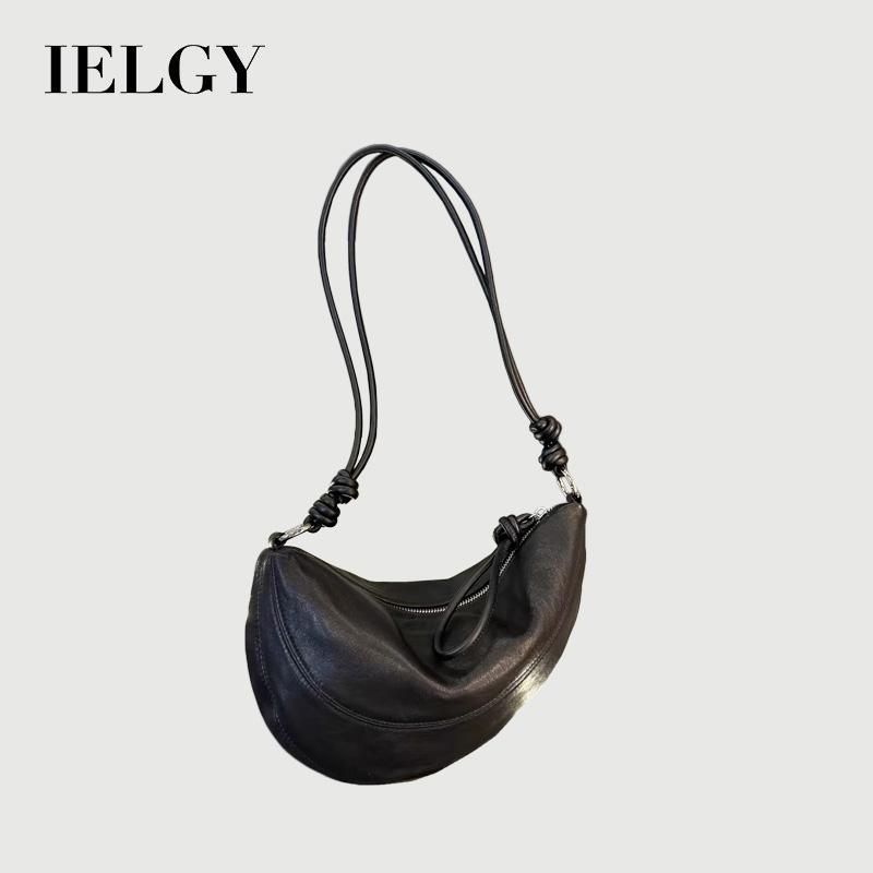 IELGY Niche หนังนุ่ม Crescent กระเป๋าใต้วงแขนกระเป๋า High-End Casual All-Match One-Shoulder Messenger Dumpling กระเป๋า