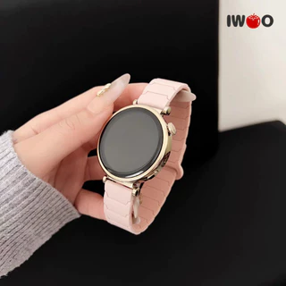 18 มม.ซิลิโคนแม่เหล็กสําหรับนาฬิกา Huawei GT7/GT6/GT5/GT4 41 มม./GT5pro/Garmin venu 3s/2s กันน้ํา Sweatproof สายคล้อง