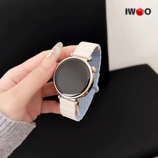 18 มม.ซิลิโคนแม่เหล็กสําหรับนาฬิกา Huawei GT7/GT6/GT5/GT4 41 มม./GT5pro/Garmin venu 3s/2s กันน้ํา Sweatproof สายคล้อง