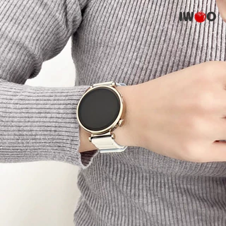 18 มม.ซิลิโคนแม่เหล็กสําหรับนาฬิกา Huawei GT7/GT6/GT5/GT4 41 มม./GT5pro/Garmin venu 3s/2s กันน้ํา Sweatproof สายคล้อง