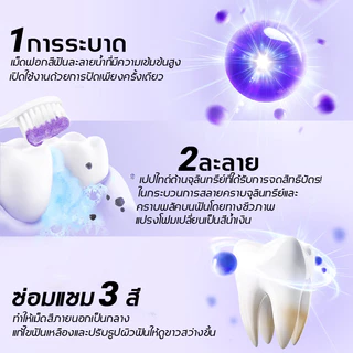 ชุดสุดคุ้ม โปรโมชั่น ยาสีฟันฟันขาว ลมหายใจหอมสดชื่นทั้งวัน ฟันปวดหายแล้ว ลดกลิ่นปาก ยาสีฟันไวท์เทนนิ่ง สมุนไพร คอลเกต อ๊อพติค ไวท์ เพอร์เพิล 100g