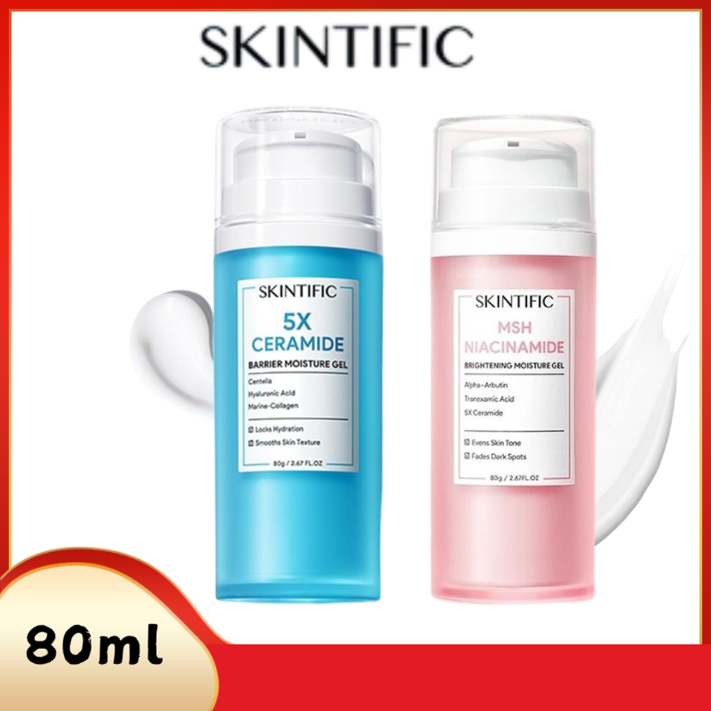 แท้100% Skintific 5X Ceramide Moisturizer Gel & MSH Niacinamide 80g