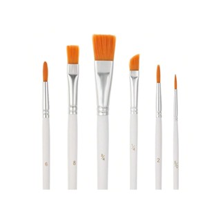 6ชิ้น แปรงทาสีอาหารปลอดภัย,แปรงวาดภาพเค้ก ทําเอง สําหรับตกแต…