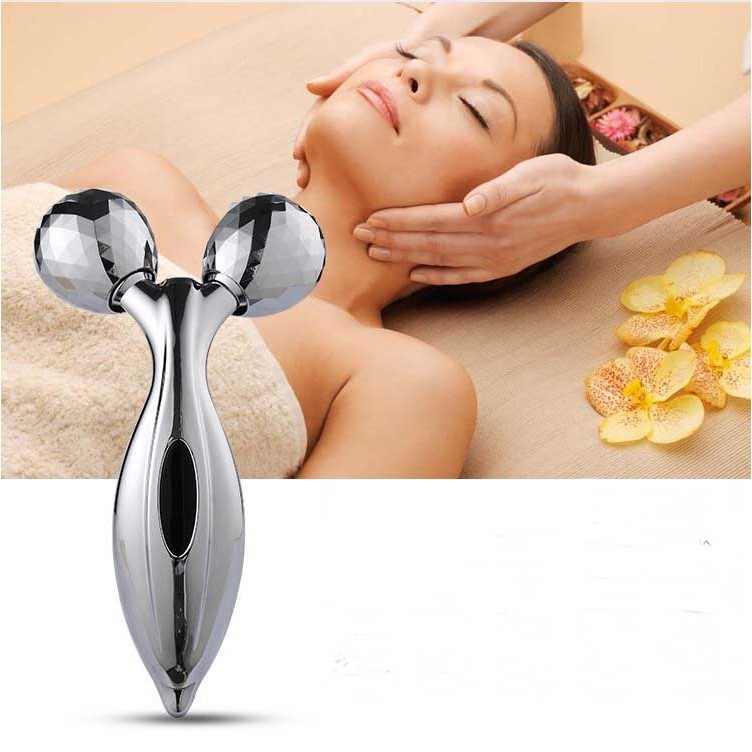 3D Diamond Massage Roller Massager แท่งมือ ใบหน้าไหล่คอ นวดหน้า Body massage beauty Stick