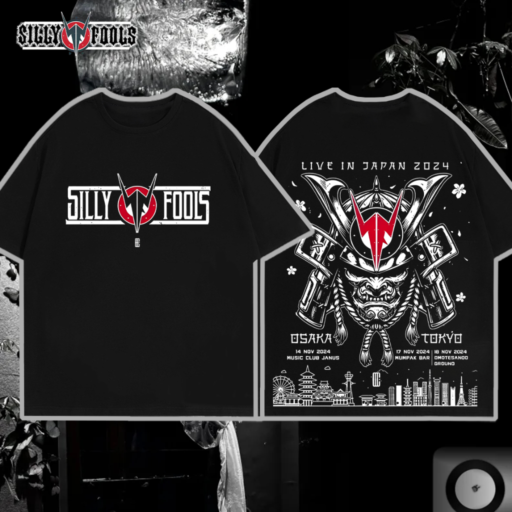 เสื้อSILLY FOOLS T-shirt JANUA RY TOUR 2025 ผ้าCotton 100% ใส่ได้ ทั้ง ชาย ใส่สบาย ไม่หด ไม่ย้S-5XL