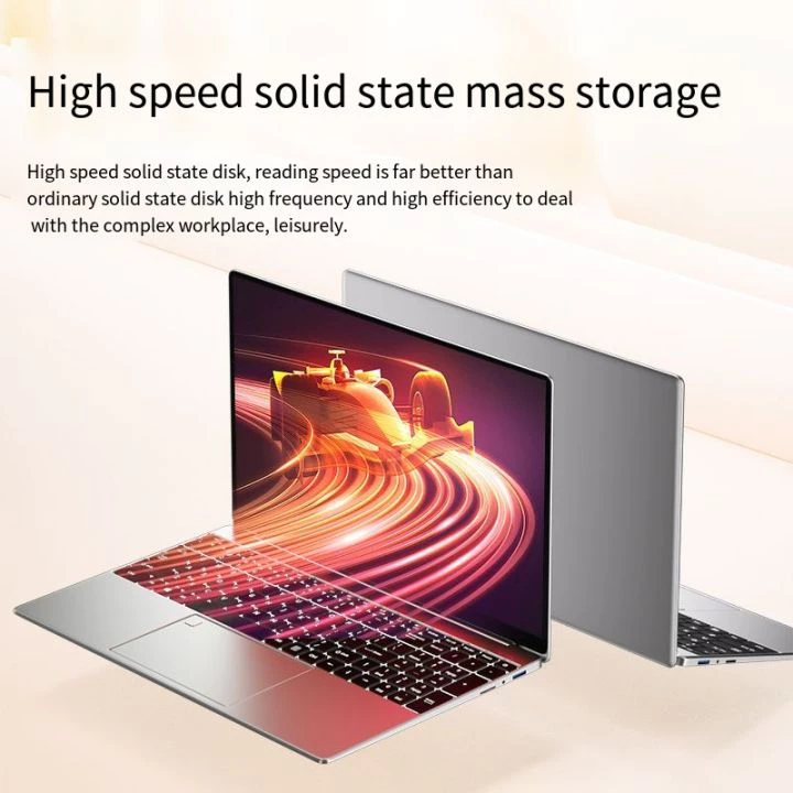รูปลักษณ์ที่มีน้ำหนักเบาแล็ปท็อป Windows 11 Pro15.6 นิ้ว Intel i7 16GB RAM 512GB/1TB SSD Office Office Study Computer thumbnail 4