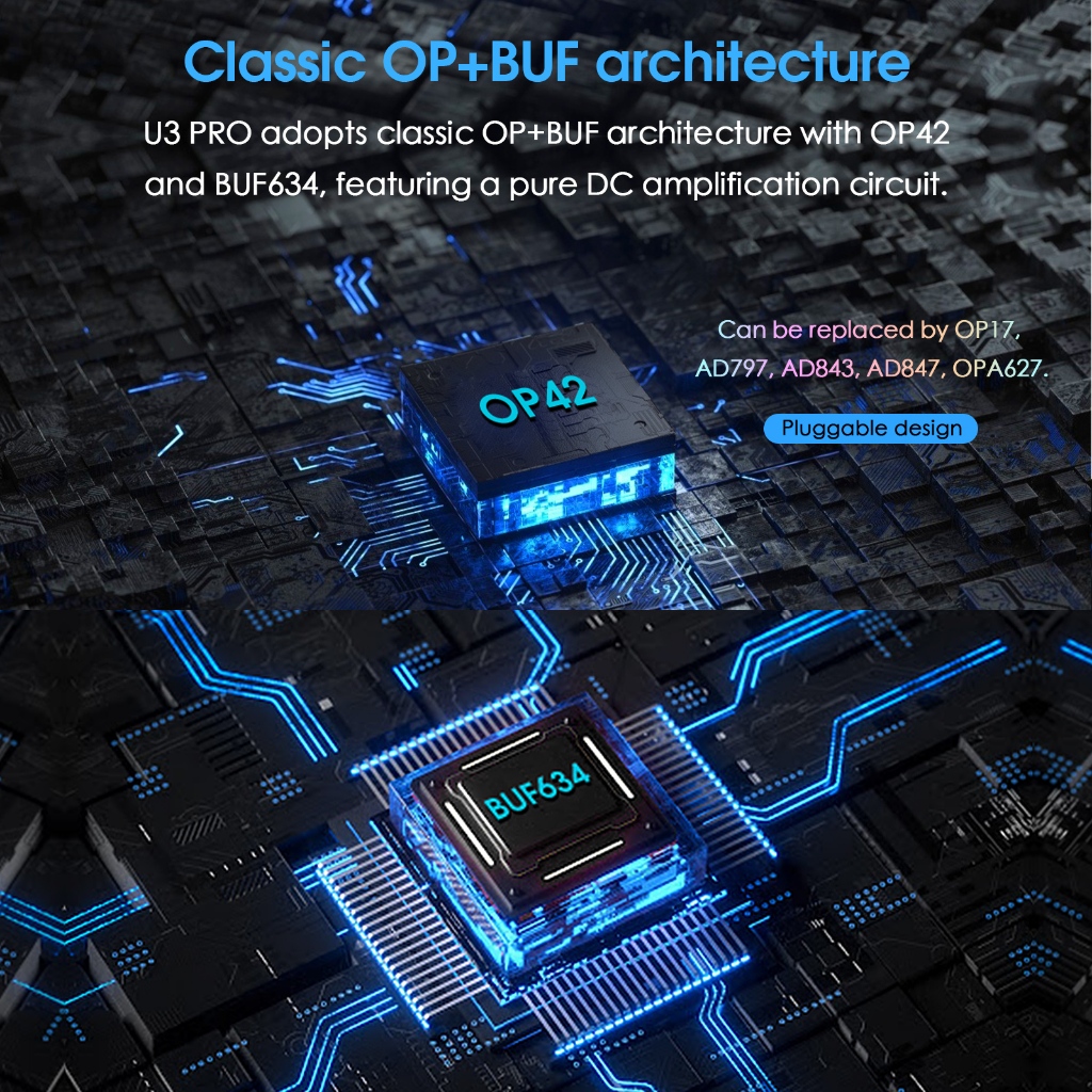 Douk เครื่องขยายเสียงสเตอริโอ U3 Mini Pure Class A HiFi สําหรับหูฟัง HD580 HD600 HD650