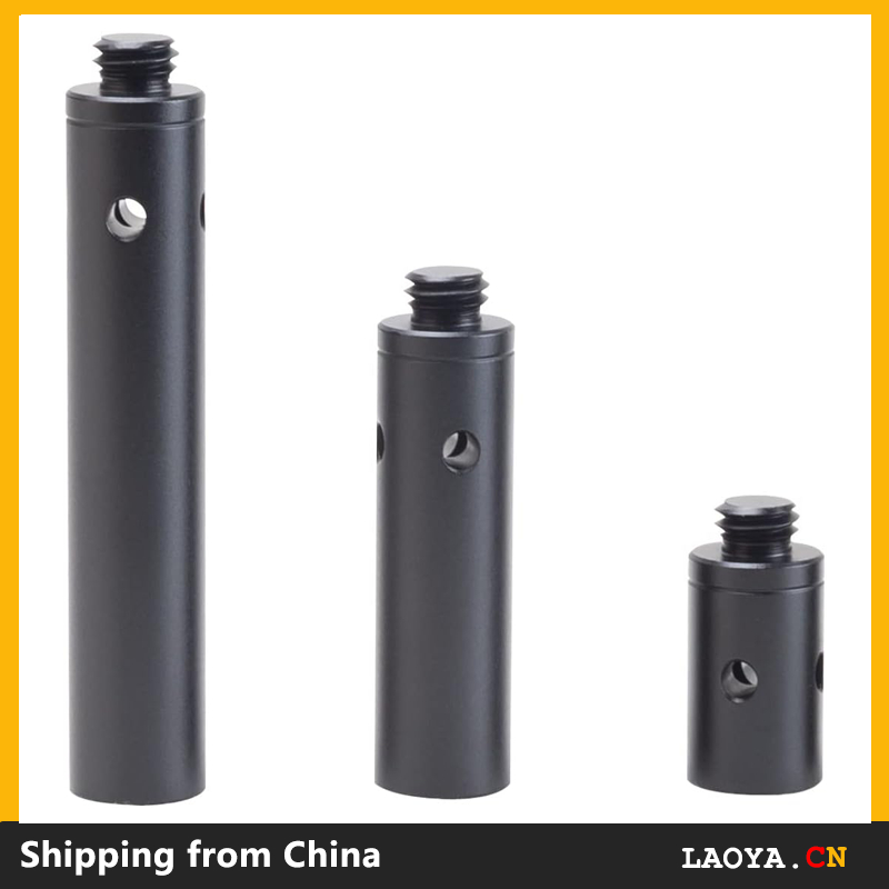 Nitze R15-3/8-KIT 15mm Rod with 3/8” Screw 1 Inch/2 Inches/3 Inches (3 pcs) Aluminum Alloy 15mm Rods