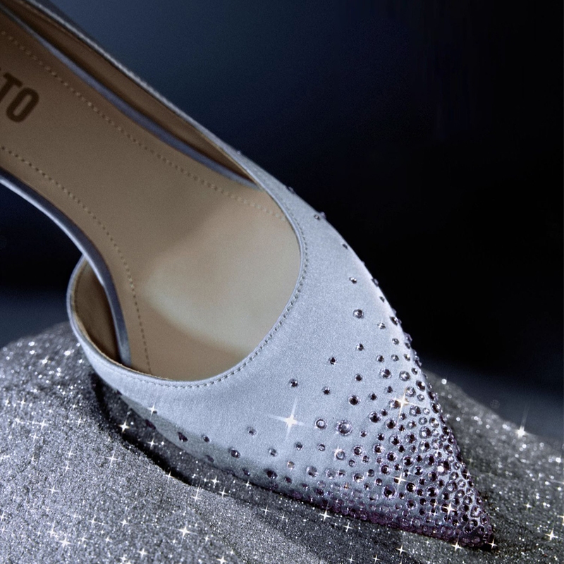 Staccato Women's Stiletto Court Shoes รองเท้าคัทชู 3"รองเท้าส้นเข็ม หัวแหลม รองเท้าแต่งงาน ED398