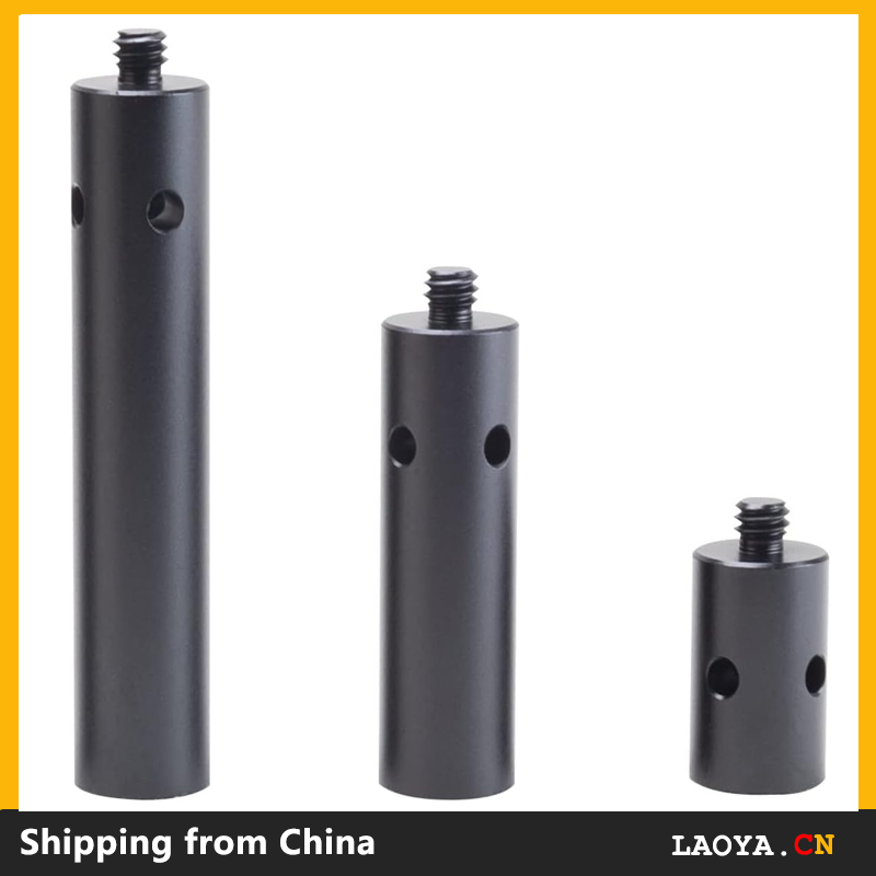 Nitze R15-1/4-KIT 15mm Rod with 1/4” Screw 1 Inch/2 Inches/3 Inches (3 pcs) Aluminum Alloy 15mm Rods