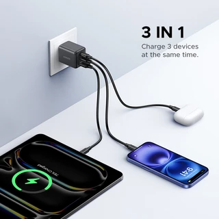 【Nexode】UGREEN 20W/30W GaN Charger USB-C/USB-A 2/3 พอร์ต Charger Nexode GaN Fast Charger USB-C Power Adapter สําหรับ iPhone 17 Pro Max 16 Pro Max/15/14/13