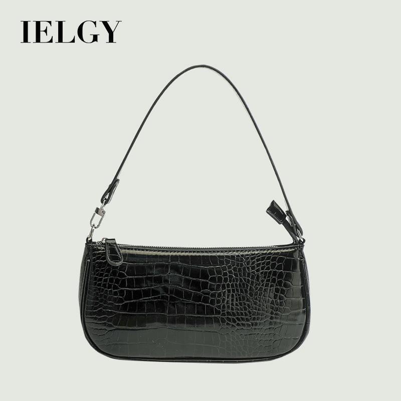 IELGY กระเป๋ารักแร้กระเป๋าวินเทจสําหรับผู้หญิง