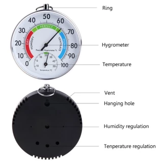 DURABLE Tools เครื่องวัดอุณหภูมิและความชื้น ไฮโกรมิเตอร์ เทอร์โมมิเตอร์ ทนแดดทนเคมี