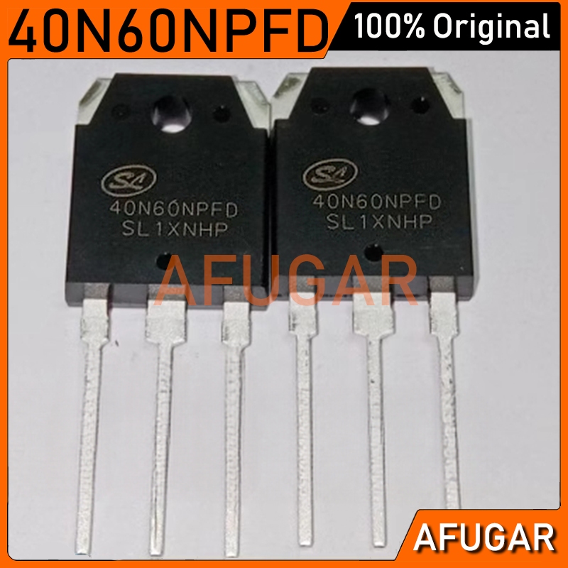 5 ชิ้นเดิม 40N60NPFD TO-3P 40N60 SGT40N60NPFD TO3P 600V 40A พิเศษ IGBT หลอดทรานซิสเตอร์สําหรับอินเวอ