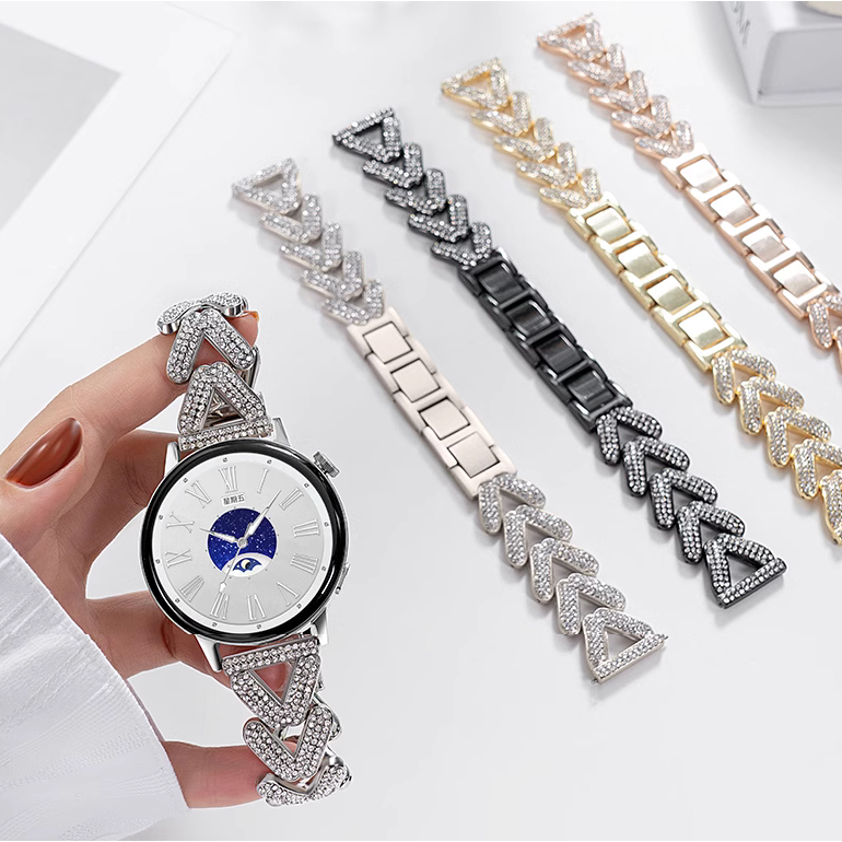18mm 20mm 22mm Diamond Wheat สาย Huawei watch gt 6 pro Strap สาย Huawei watch gt 4 Strap GT2 GT3 Hua