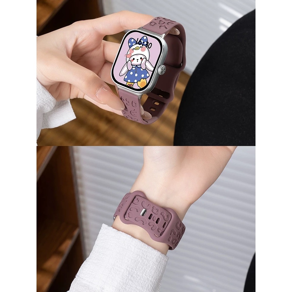 Redmiนาฬิกา5 Activeเสือดาวแกะสลักพิมพ์สายรัดซิลิโคนสําหรับXiaomi Redmiนาฬิกา5 22มม.Breathableใหม่สร้อยข้อมือสําหรับRedmiนาฬิกา5 Liteอุปกรณ์เสริม - รูปที่ 5