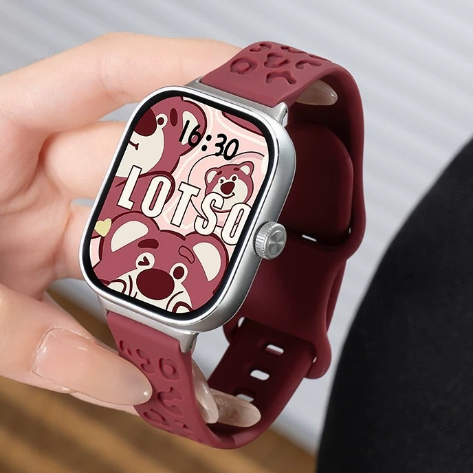 Redmiนาฬิกา5 Activeเสือดาวแกะสลักพิมพ์สายรัดซิลิโคนสําหรับXiaomi Redmiนาฬิกา5 22มม.Breathableใหม่สร้อยข้อมือสําหรับRedmiนาฬิกา5 Liteอุปกรณ์เสริม - รูปที่ 2