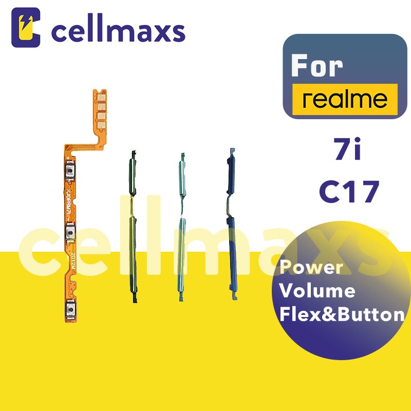 สําหรับ REALME 7i C17 RMX2103 RMX2101 ปุ่มเปิดปิดระดับเสียง Flex