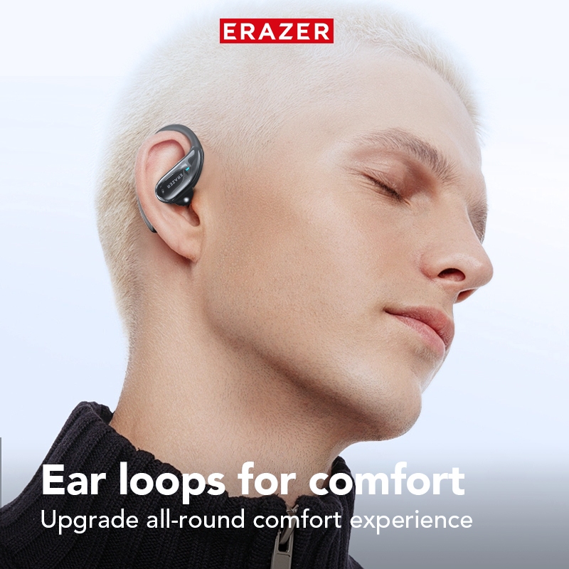 ERAZER XT80 Pro หูฟังไร้สายบลูทูธ 5.4 OWS หูฟังบลูทูธหูฟังกีฬากันน้ํา HiFi ไมโครโฟนลดเสียงรบกวน