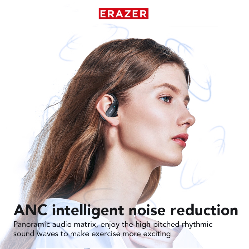 ERAZER XT80 Pro หูฟังไร้สายบลูทูธ 5.4 OWS หูฟังบลูทูธหูฟังกีฬากันน้ํา HiFi ไมโครโฟนลดเสียงรบกวน