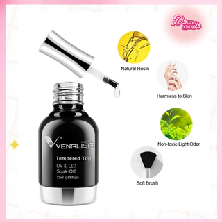 【พร้อมส่ง】ของแท้ 100% Venalisa เบส ท็อป เบสเจลทาเล็บ ท็อปเจล เคลือบเล็บเจล เบสโค้ท ท็อปโคทเล็บ 12ml