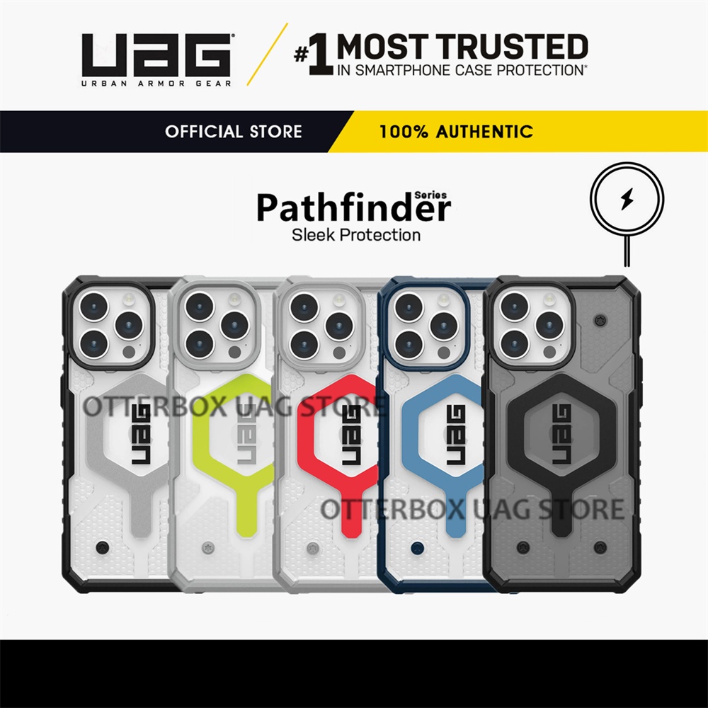 เคส UAG รุ่น Pathfinder with Magnetic - iPhone 16 15 14 Pro Max / 16 15 14 Pro / 16 15 14 Plus / 16 15 14 / 13 12 Pro Max / 13 12 Pro / 13 12