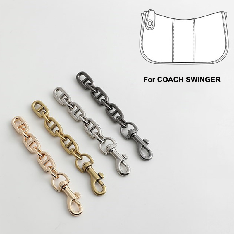 สําหรับอุปกรณ์เสริมกระเป๋า COA-CH SWINGER – Alloy Extender Chain สําหรับกระเป๋าใต้วงแขนพร้อมรายละเอียดซิป ราคา ถูกที่สุด ดีลบีเคเค แกลเลอรีภาพที่ 6