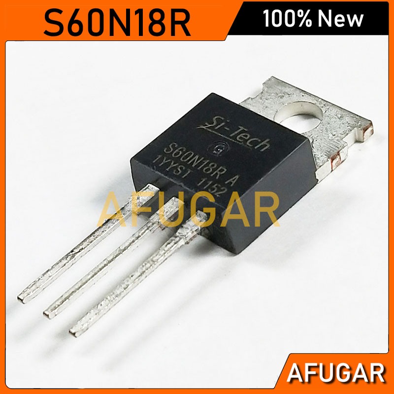 5pcs S60N18R TO220 S60N18RA TO-220 180A/60V N-channel MOSFET ทรานซิสเตอร์ใหม่ IC