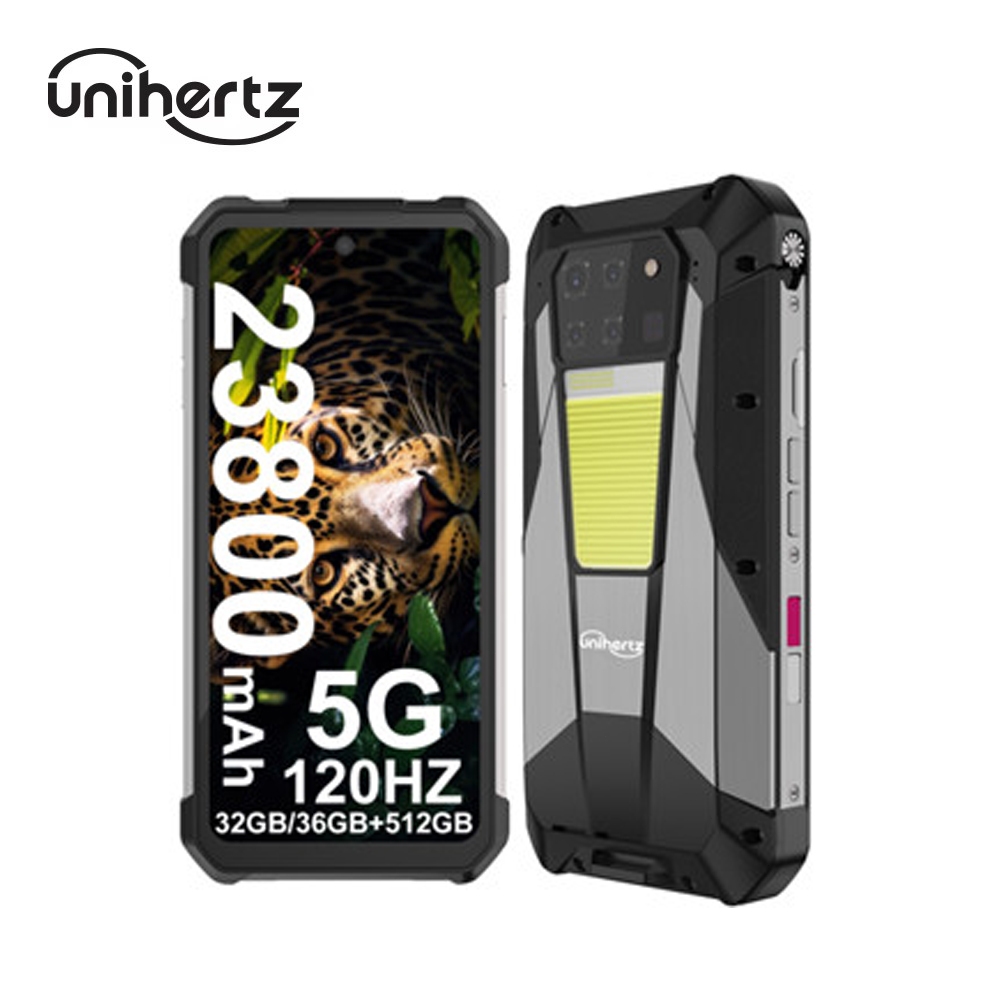 Unihertz Tank 3 Pro 8849 สมาร์ทโฟน 5G พร้อมโปรเจคเตอร์ 100 Lumens 32 36GB 512GB 23800mAh กันน้ํา 200