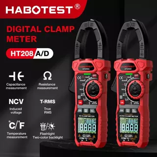 Habotest 1000A แคลมป์มิเตอร์มัลติมิเตอร์แบบดิจิตอล HT208 HT207 HT206 HT205 HT203
