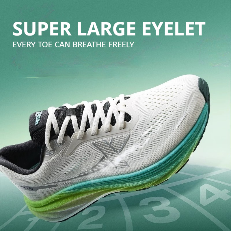 【xtep】Pioneer | รองเท้าวิ่งสำหรับฝึกซ้อมระยะทาง 10 กม. รองเท้าวิ่งพื้นบางดีไซน์กว้าง - รูปที่ 3