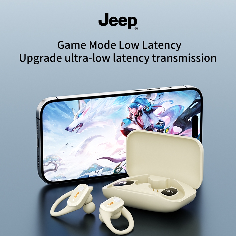Jeep EW129 หูฟัง open ear หูฟังบลูทูธ 5.4 เสียงดี กันน้ํา HD Calls พร้อมไมโครโฟน สำหรับวิ่ง เล่นเกม