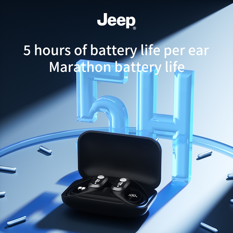 Jeep EW129 หูฟัง open ear หูฟังบลูทูธ 5.4 เสียงดี กันน้ํา HD Calls พร้อมไมโครโฟน สำหรับวิ่ง เล่นเกม