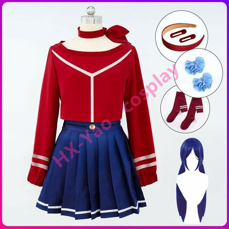 【HX-YAO】Mita cosplay Anime costume Adventure game MiSide เครื่องแต่งกายคอสเพลย์เครื่องแต่งกายสตรี