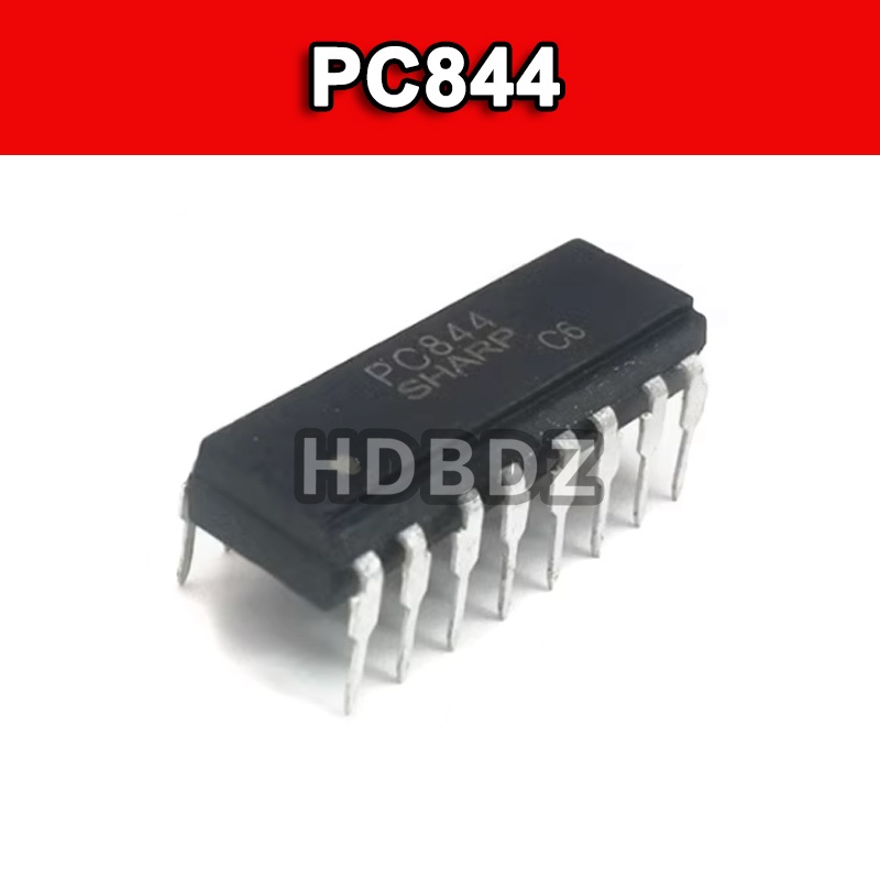 5~10PCS PC844 DIP16 ทรานซิสเตอร์สี่ช่อง Optocoupler IC