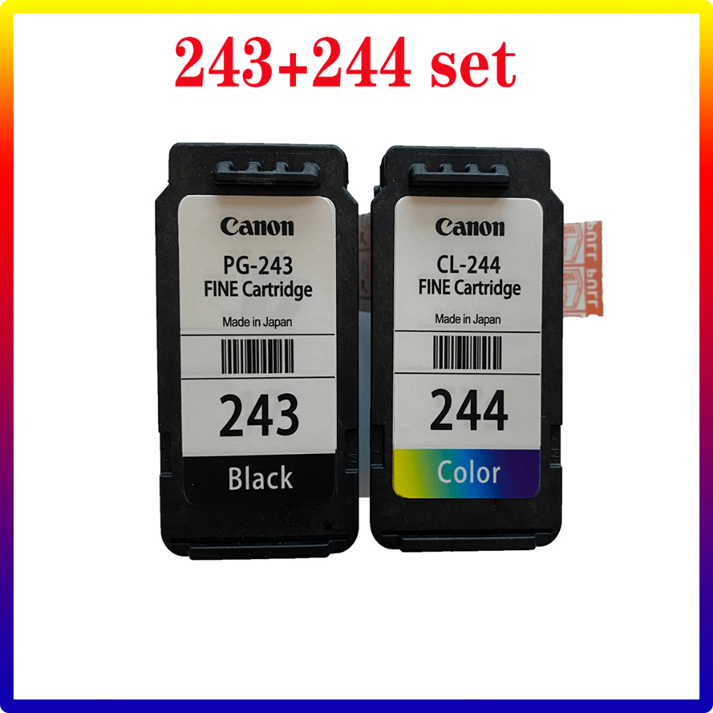 ตลับหมึกเดิมสําหรับ Canon 243 244 PG-243 245 246 (สีดําและสี,) สําหรับ MG2522 MG2922 TR4520 TR4522 T