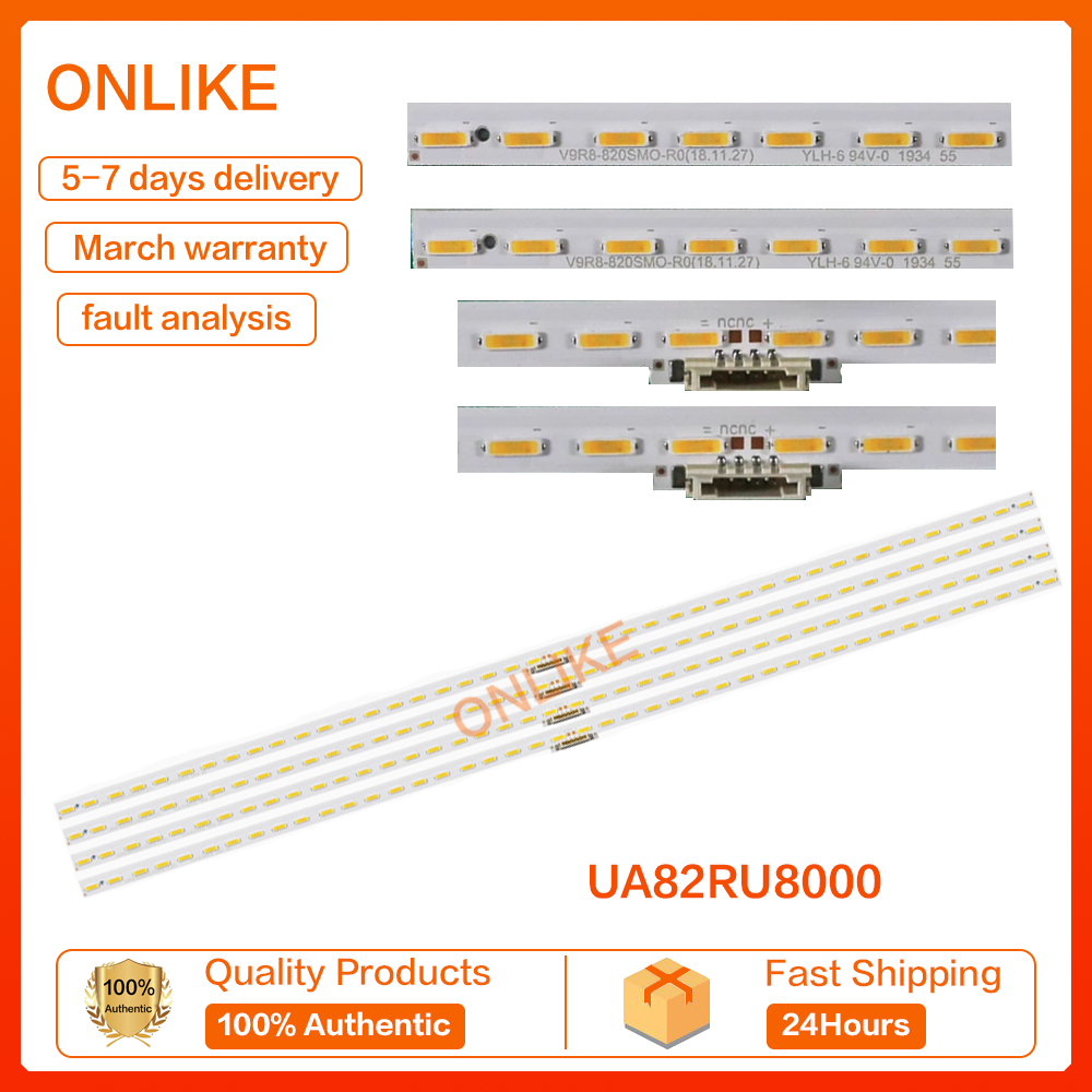 ใช้ได้กับ Samsung UA82RU8000JXXZ light bar V9R8-820SM0-R0 UA82RU8000 backlight bar